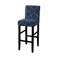 Thumbnail for Housse Chaise de Bar et Tabouret Bleu Pétrole