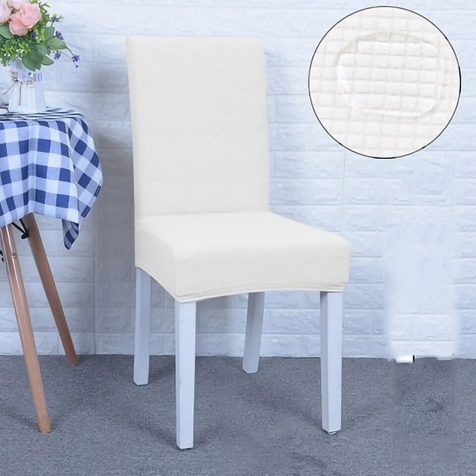 Housse de Chaise Imperméable Blanc