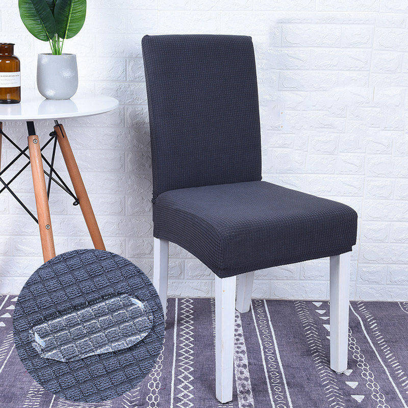 Housse de Chaise Imperméable Gris Foncé