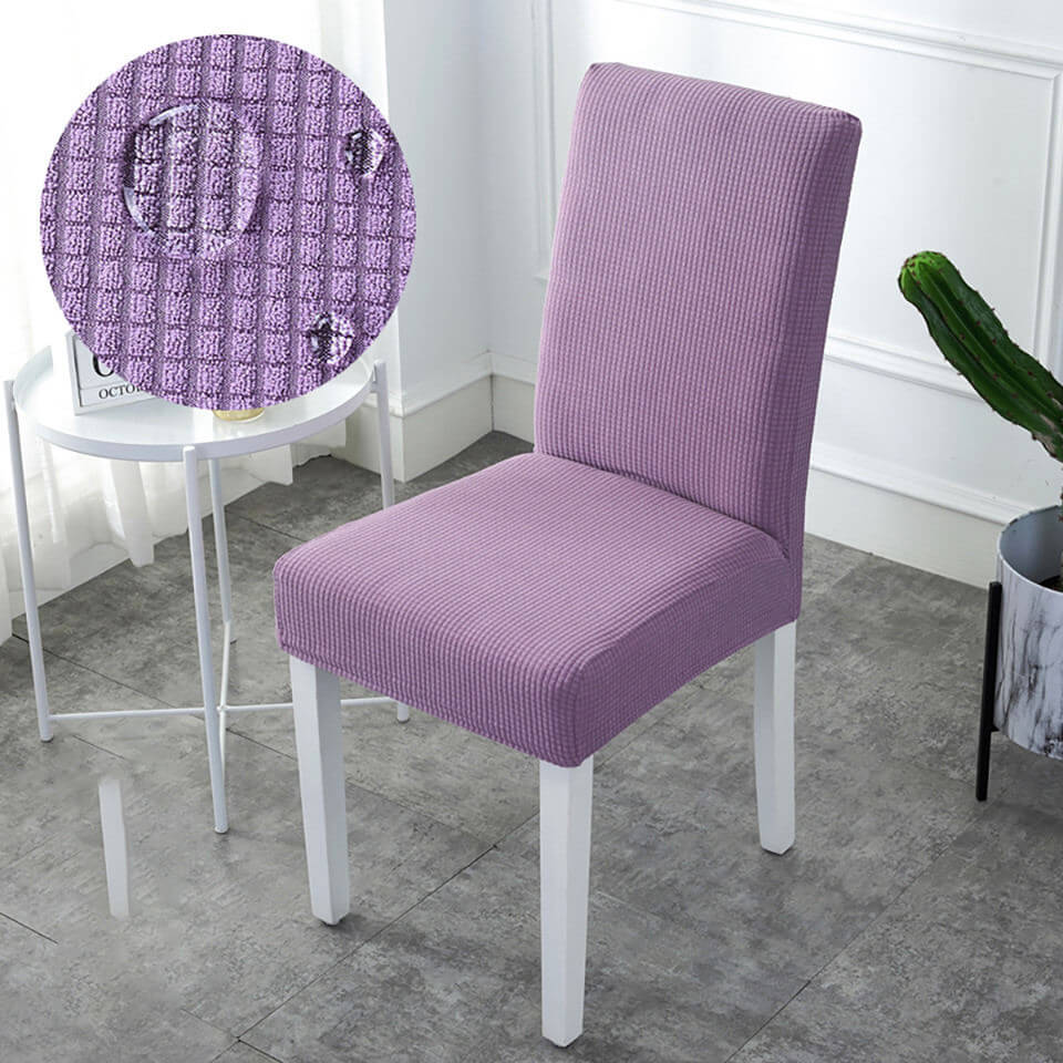 Housse de Chaise Imperméable Mauve