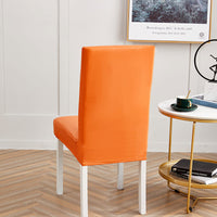 Thumbnail for Housse de Chaise Imperméable Simili Cuir Orange