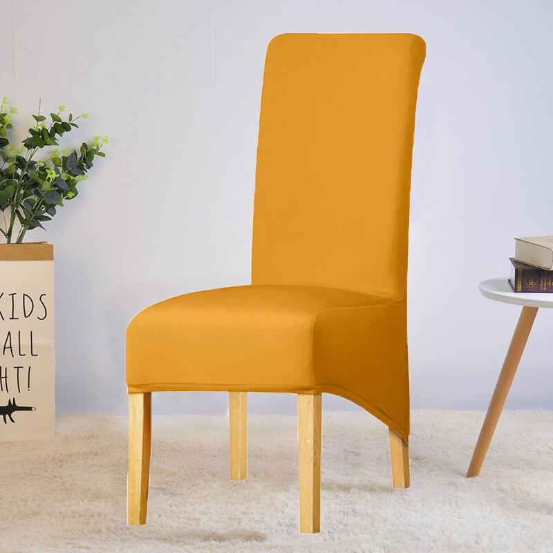 Housse de Chaise XL Jaune Moutarde