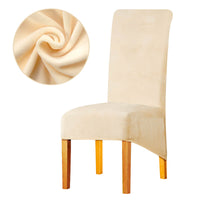 Thumbnail for Housse de Chaise XL Velours Beige