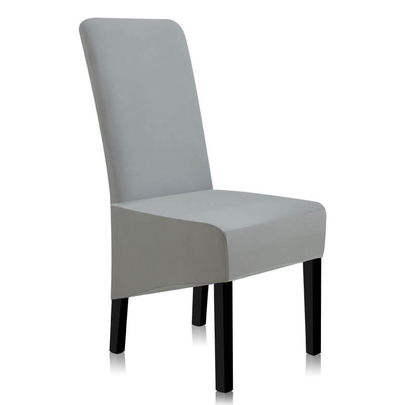 Housse de Chaise XL Gris Clair