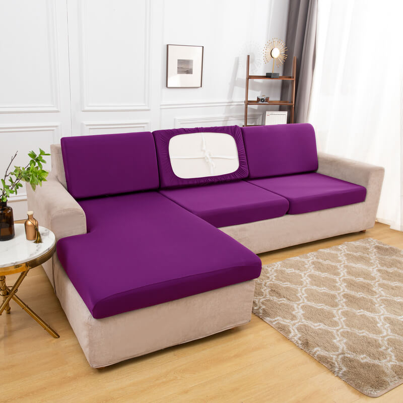 Housse Assise de Canapé d'Angle Fuchsia