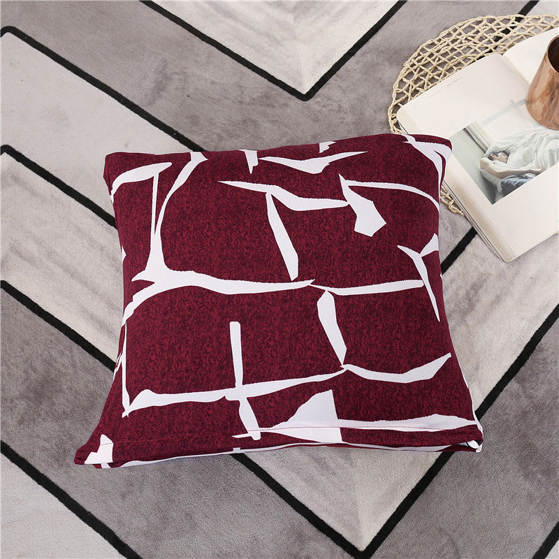 Housse de Coussin Bi-extensible Rouge