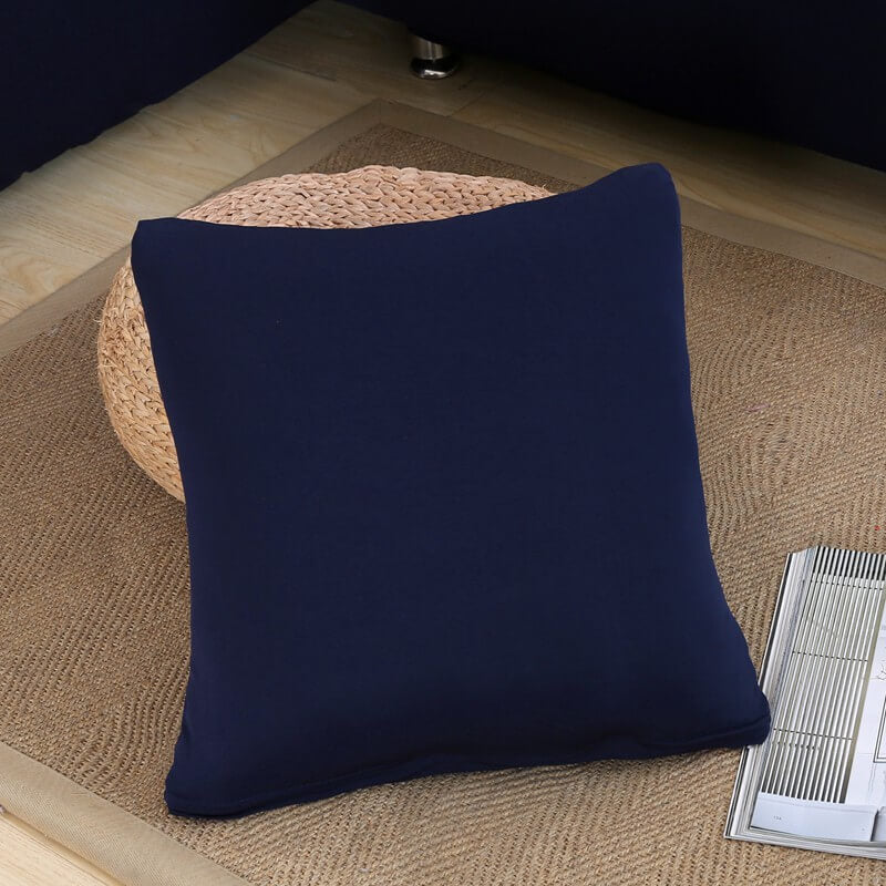 Housse de Coussin Bleu Marine