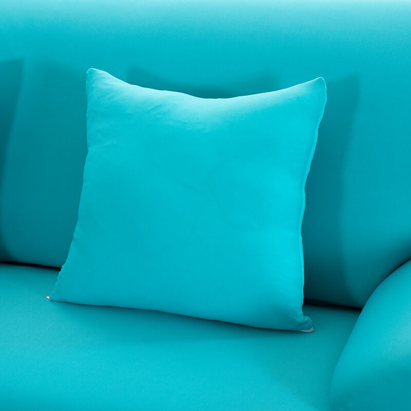 Housse de Coussin Bleu Turquoise