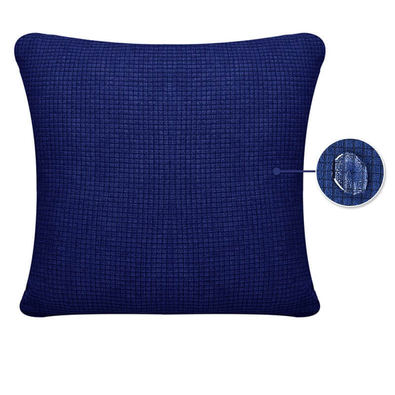 Housse de Coussin Imperméable Bleu