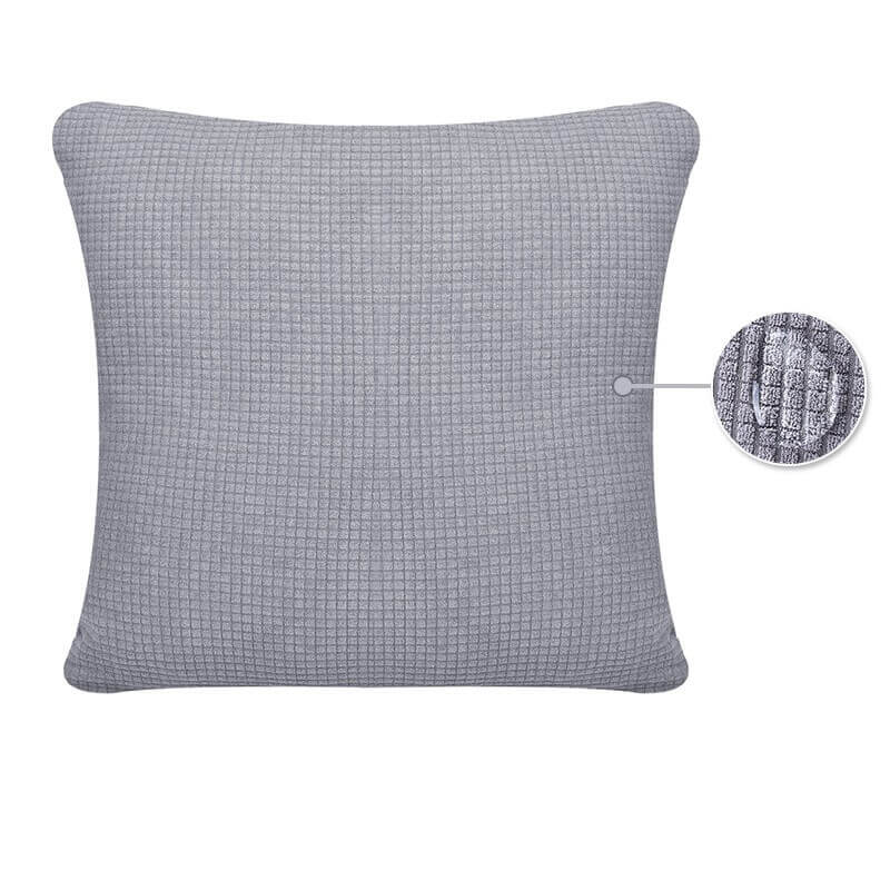 Housse de Coussin Imperméable Gris