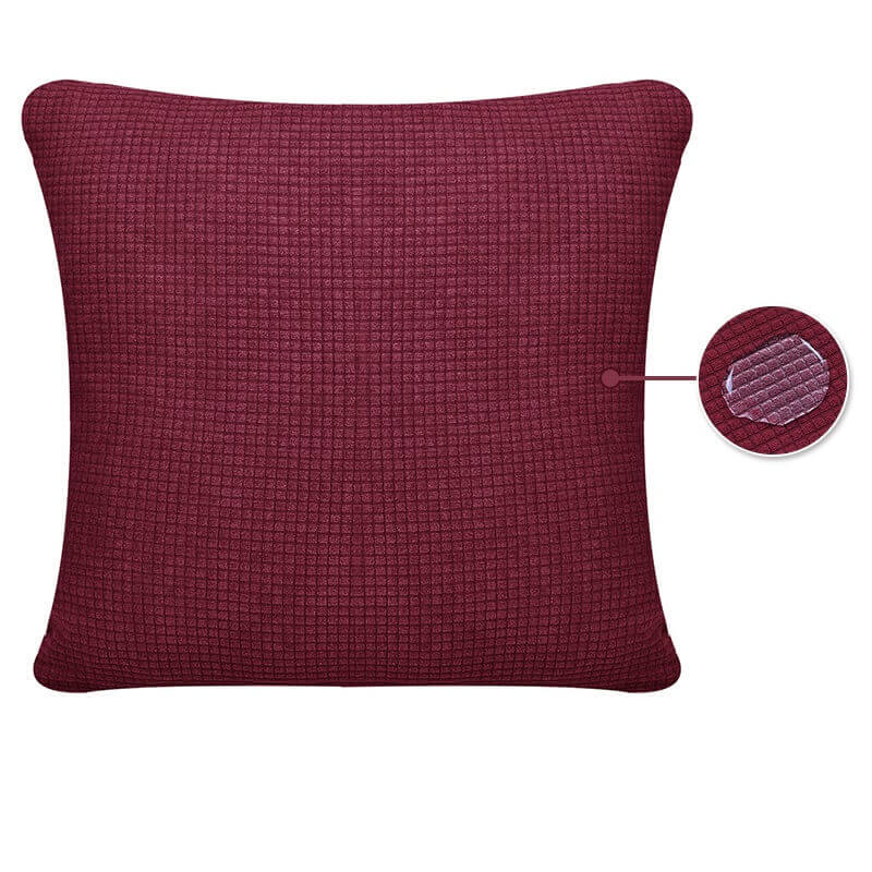 Housse de Coussin Imperméable Rouge