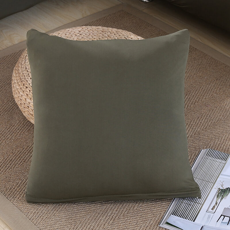 Housse de Coussin Kaki