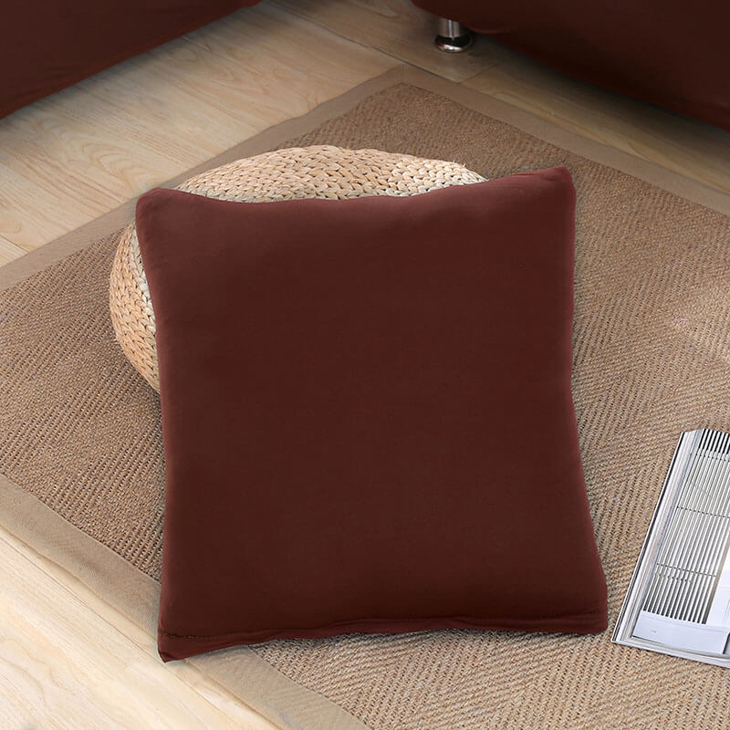 Housse de Coussin Marron