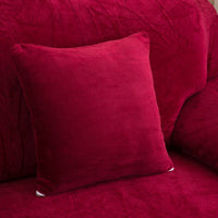 Thumbnail for Housse de Coussin Velours Bordeaux