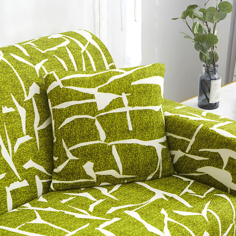 Housse de Coussin Vert Anis