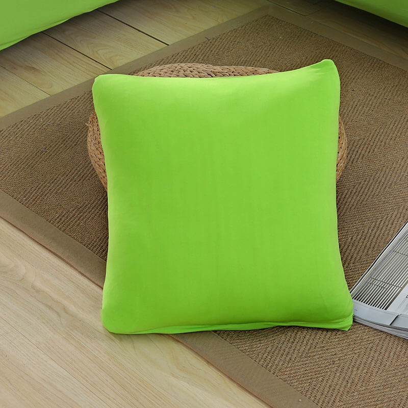 Housse de Coussin Vert