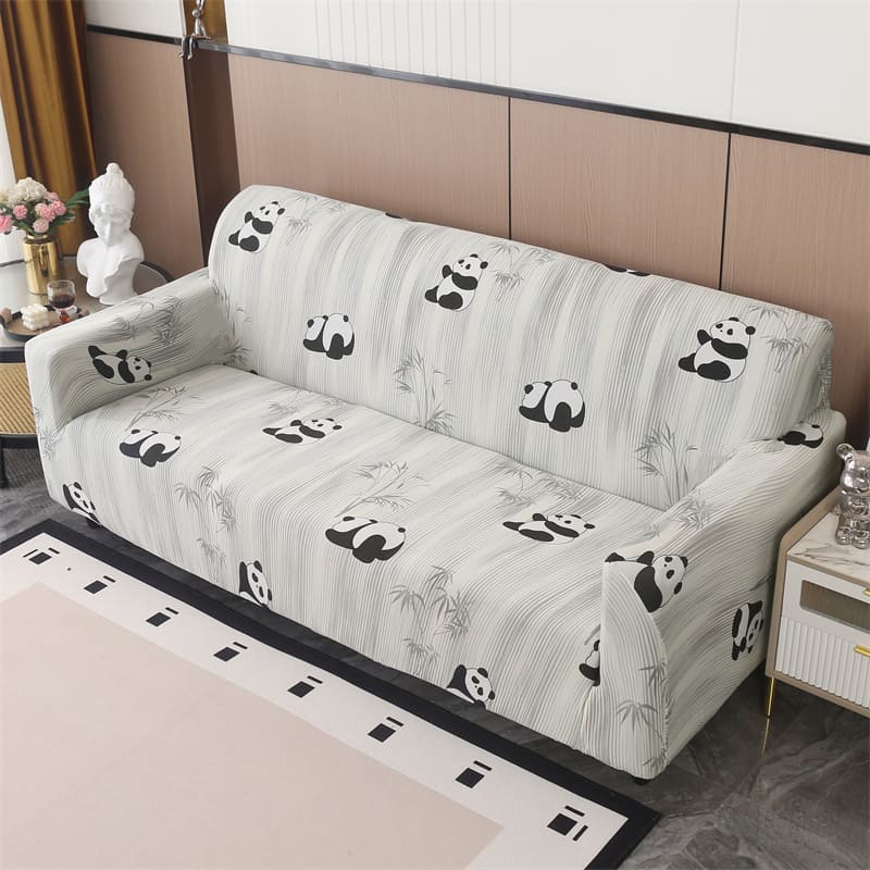 Housse de Canapé Motif Panda Zen