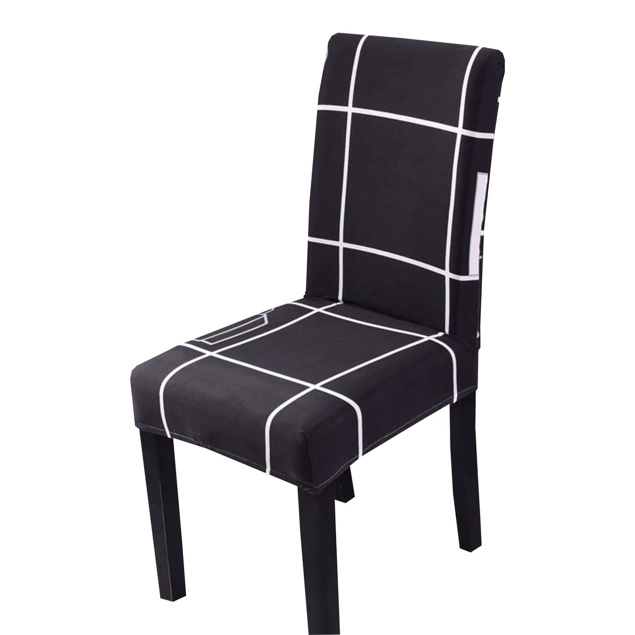 Housse de Chaise Extensible Noire