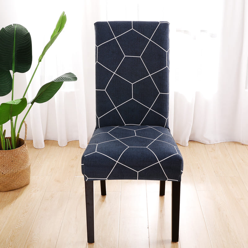 Housse de Chaise Bleu Cobalt