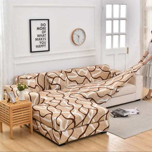 Housse de Canapé L Extensible moderne
