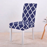 Thumbnail for Housse de Chaise Vintage Bleu