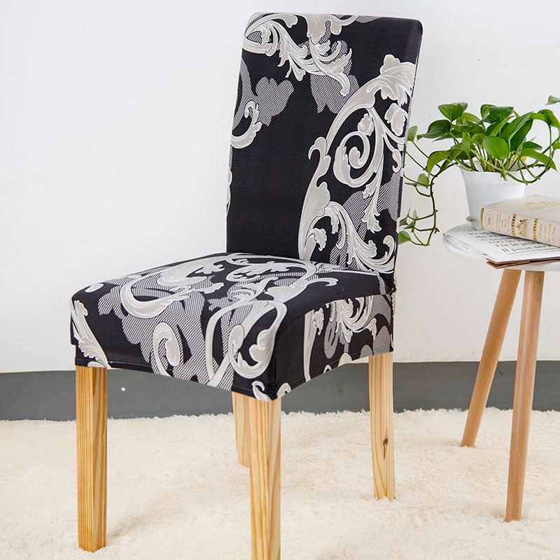 Housse de Chaise Vintage Noir