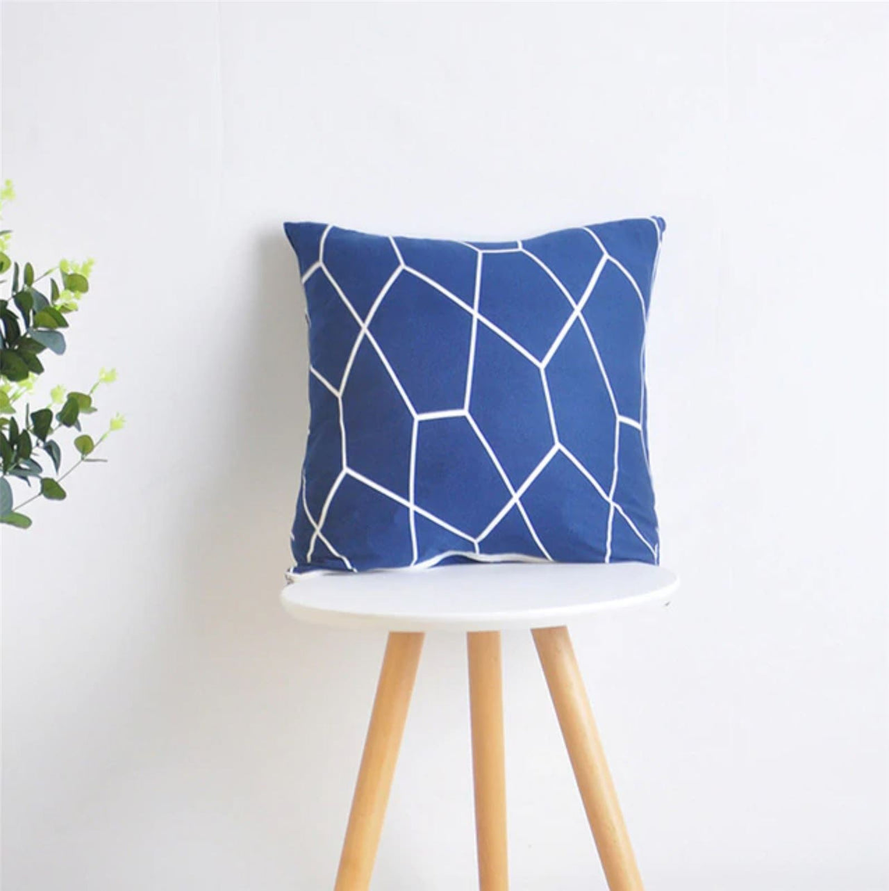 Housse de Coussin Bleu Marine