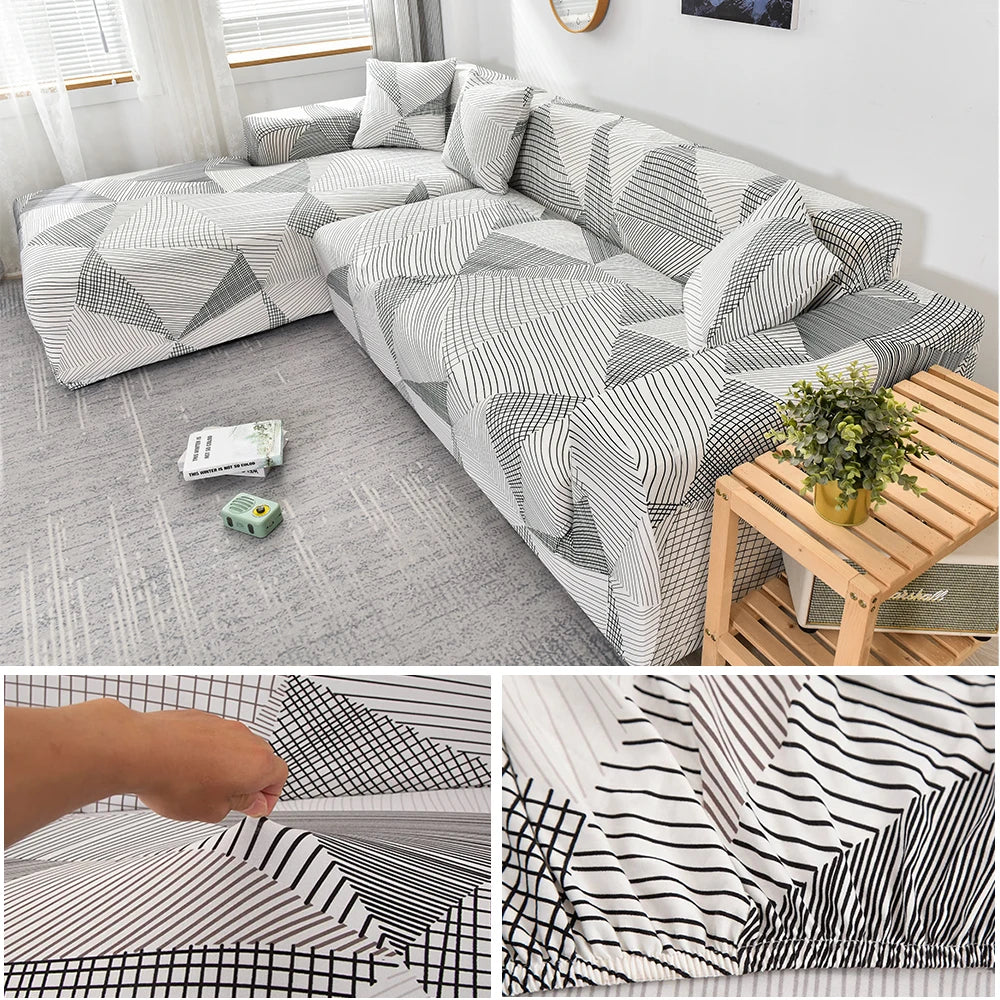 Housse de canapé d’angle extensible
