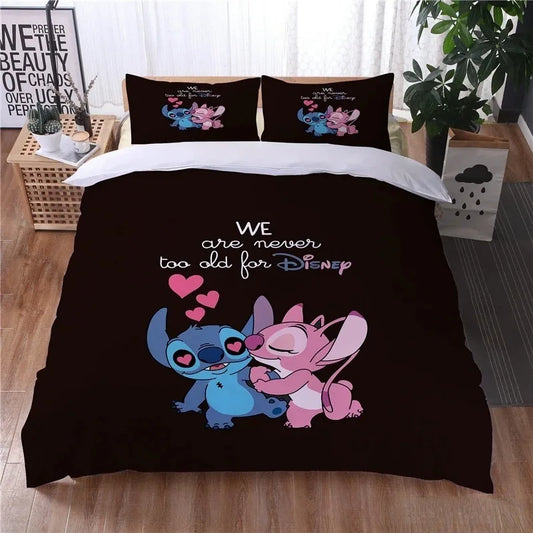 Housse_de_couette_noire_stich_et_angel