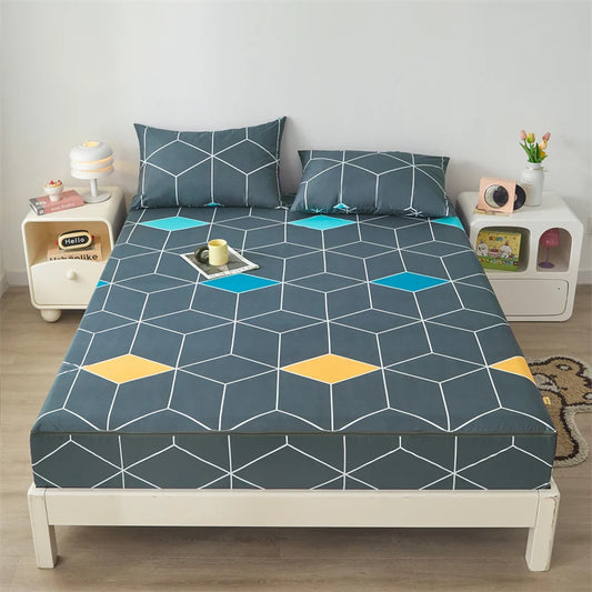 Housse de matelas imperméable coton polyester – Protège-matelas respirant et anti-acarien