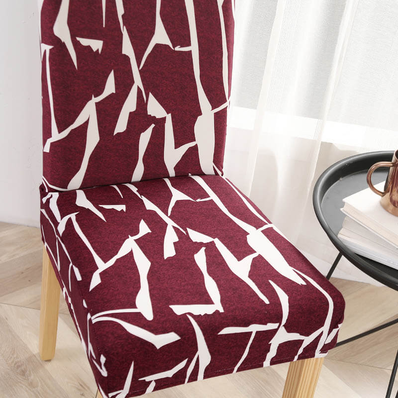 Housse de Chaise Bi-Extensible Rouge