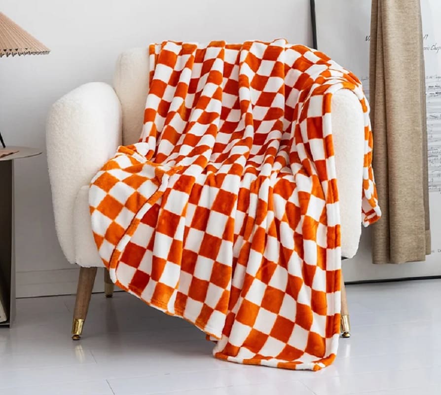 Plaid Cocooning Orange