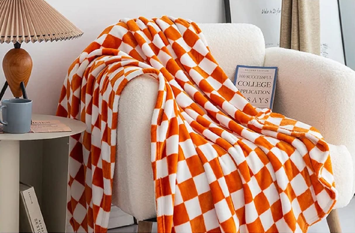 Plaid Cocooning Orange