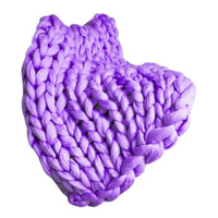 Thumbnail for Plaid Grosse Maille Violet