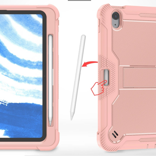 Housse iPad Air 11pouces (2024) – Étui antichoc avec support et porte-stylet