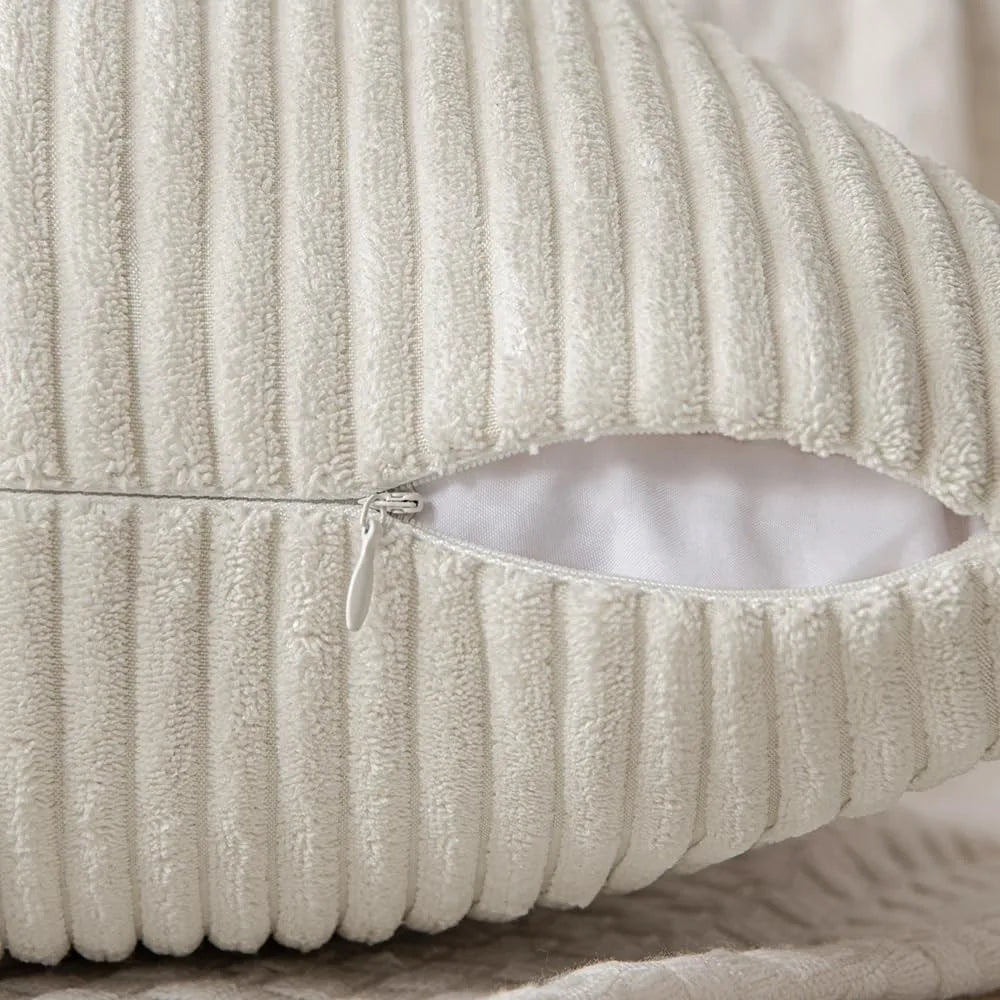 Housse de Coussin Velours Côtelé – Plusieurs Coloris