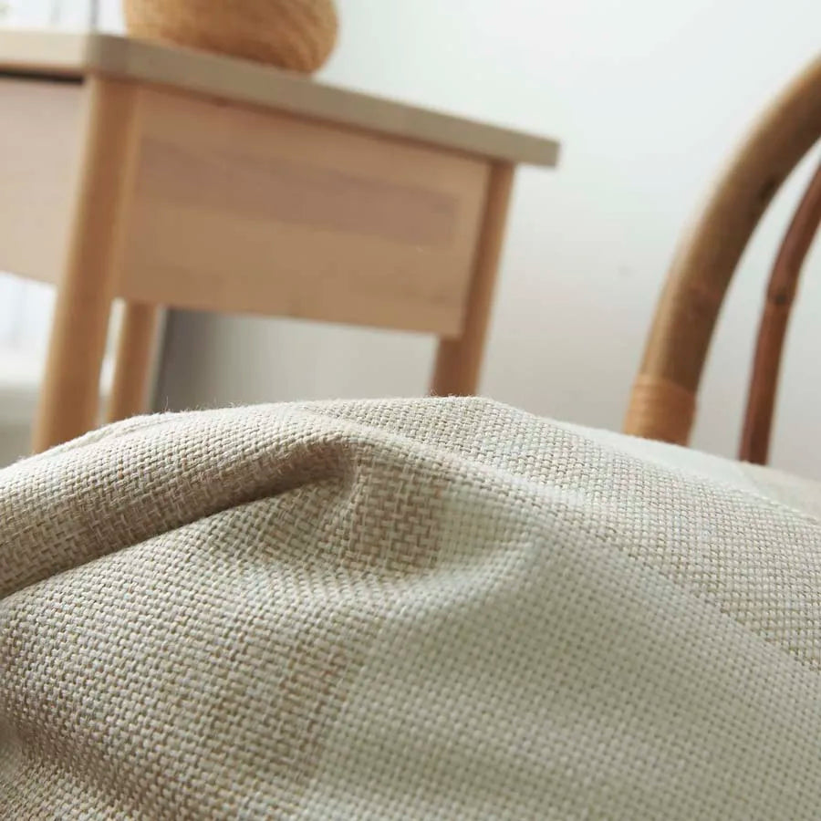 Housse de Coussin à Carreaux Beige – Style Scandinave Cosy 45x45cm