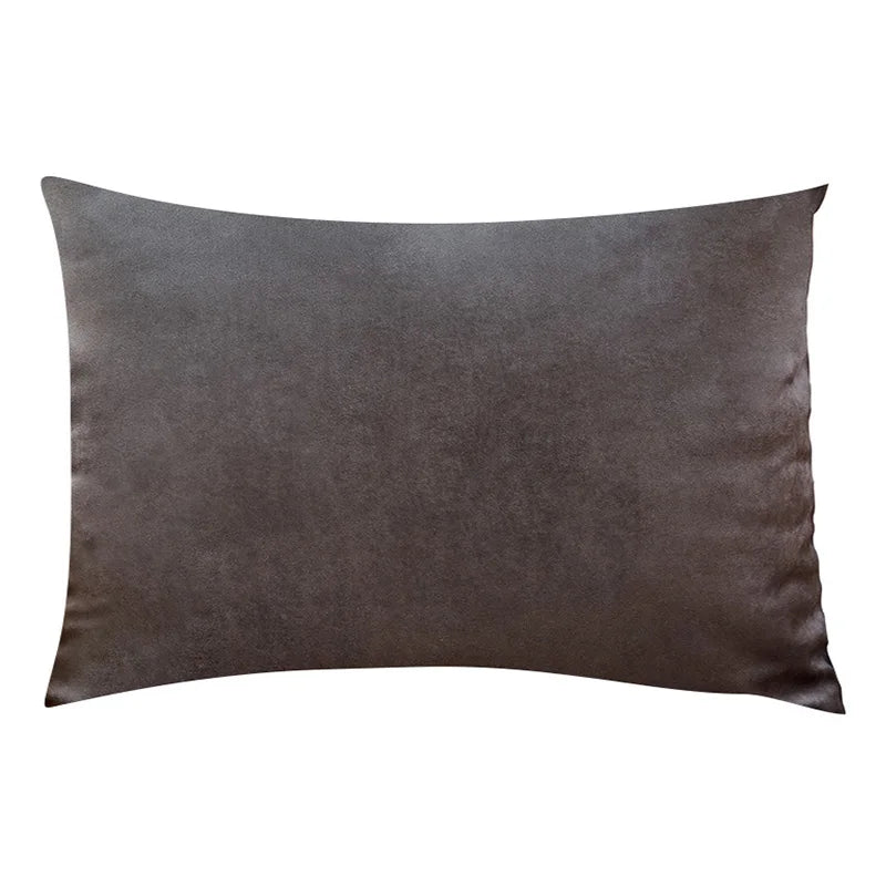 Housse de Coussin Carrée en Velours 30x50cm - Plusieurs Coloris