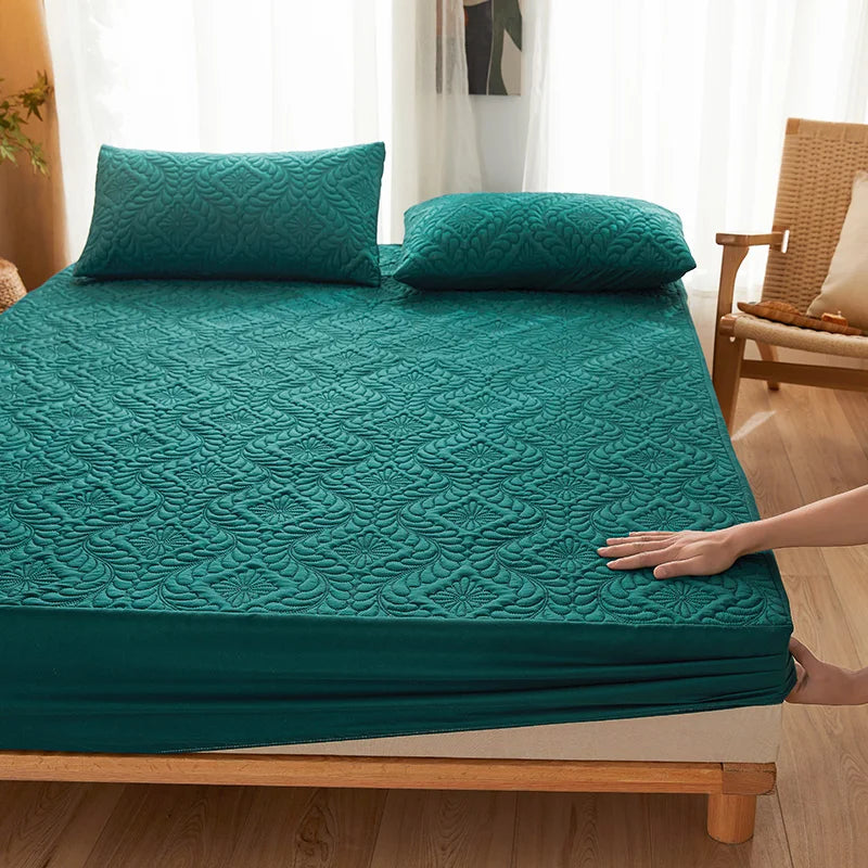 Housse de Matelas Imperméable – Protège-Matelas Respirant Anti-Acarien