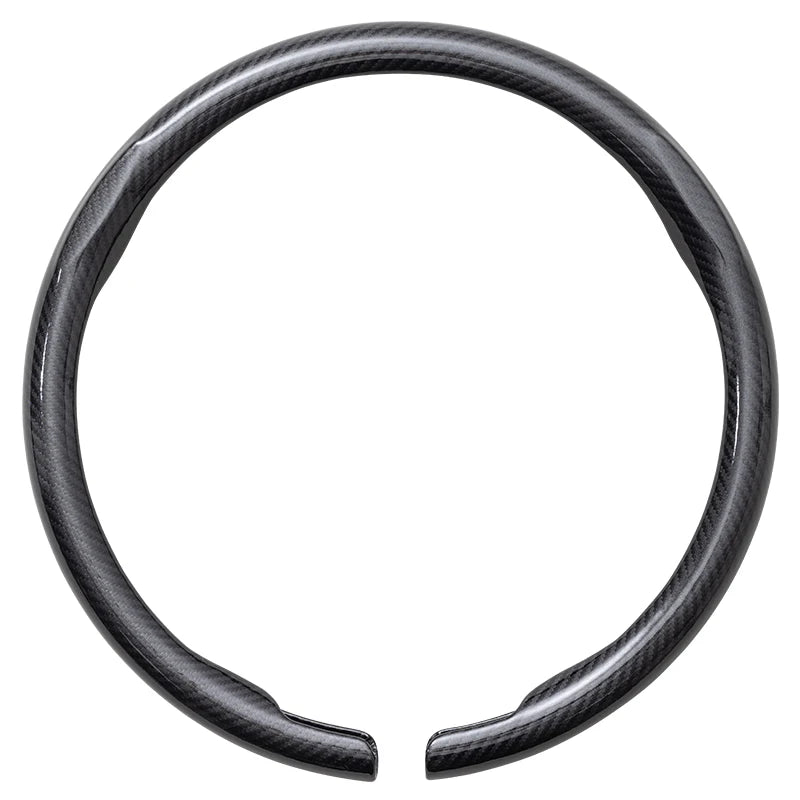 Couvre Volant Carbone Laser Universel – Style Sport & Antidérapant (Type D / Classique)