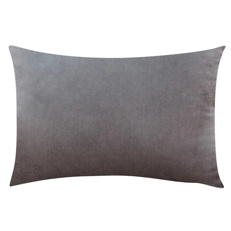 Housse de Coussin Carrée en Velours 30x50cm - Plusieurs Coloris