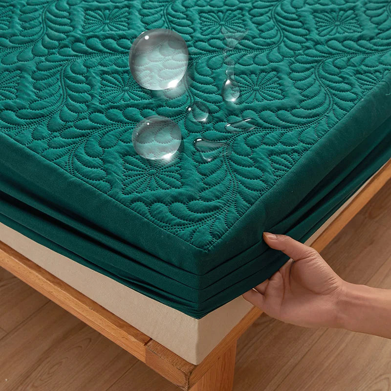 Housse de Matelas Imperméable – Protège-Matelas Respirant Anti-Acarien
