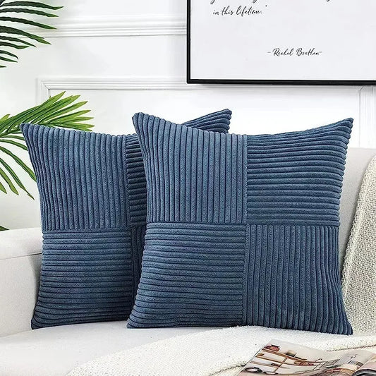Housse de Coussin Velours Côtelé – Plusieurs Coloris