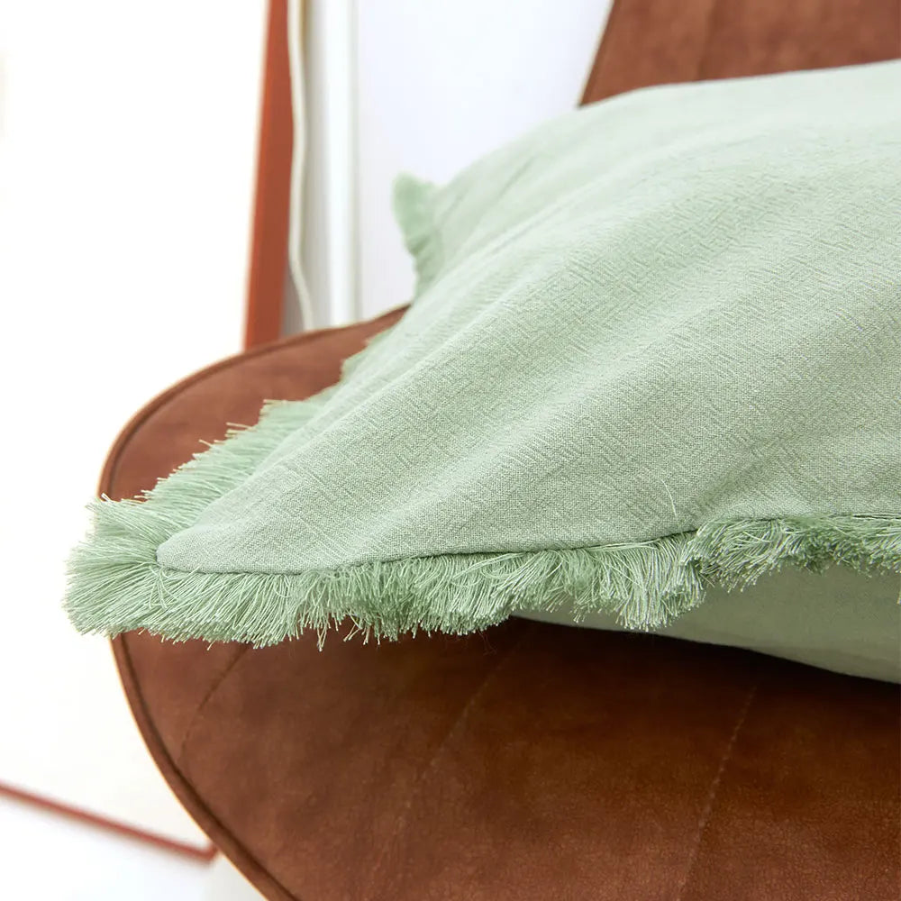 Housse de Coussin à Franges – Style Bohème Chic | Plusieurs Tailles et Couleurs