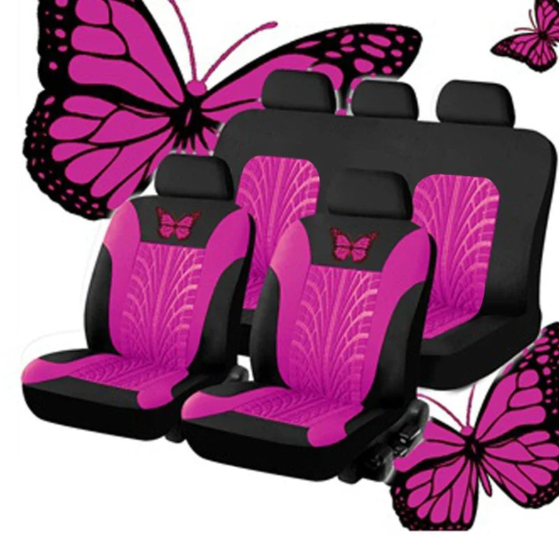 Housses de Siège Auto Universelles Papillon - 7 Coloris