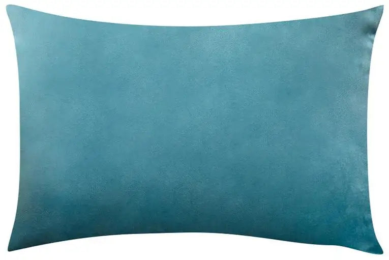 Housse de Coussin Carrée en Velours 30x50cm - Plusieurs Coloris