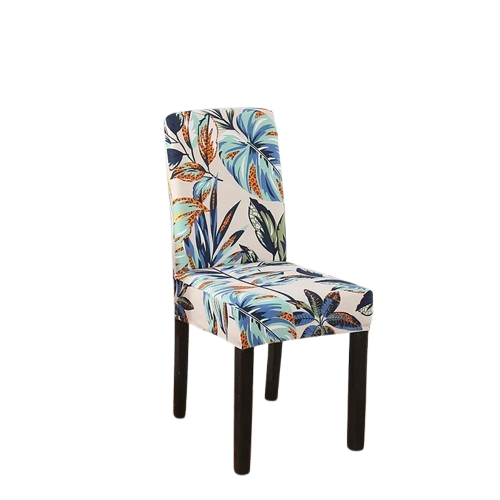 Housse de chaise extensible motif feuillage tropical – Fraîcheur et exotisme
