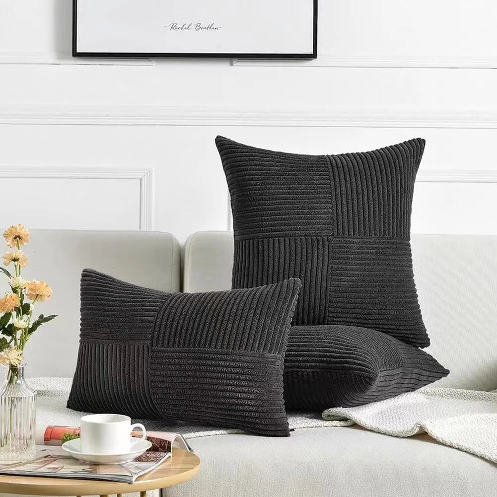 Housse de Coussin Velours Côtelé – Plusieurs Coloris