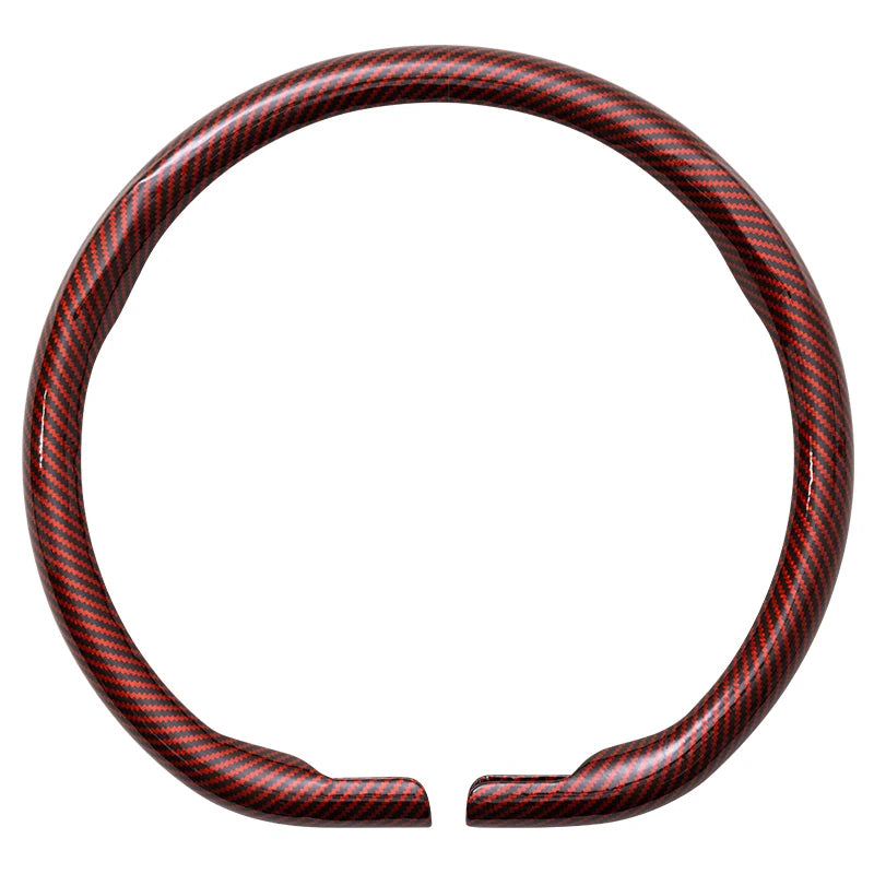 Couvre Volant Carbone Laser Universel – Style Sport & Antidérapant (Type D / Classique)