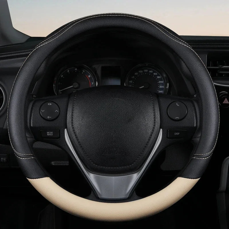 Housse de Volant en Simili Cuir Respirant – 3 Coloris